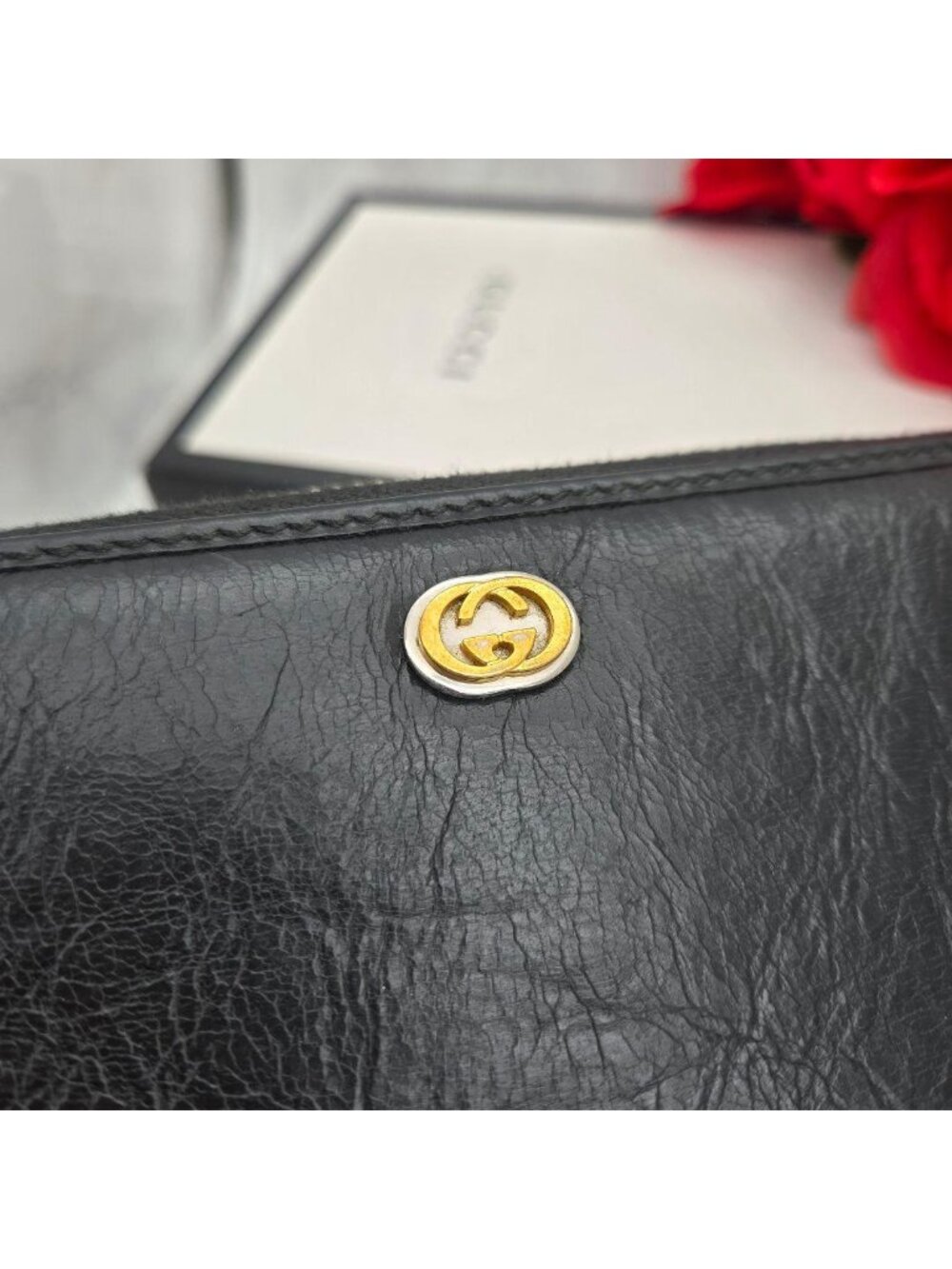 Gucci Wallet GG Marina Black - Picture 11 of 16